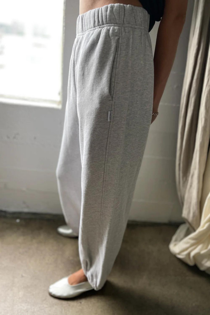 Le Bon Shoppe - French Terry Balloon Pant - Light Heather Grey - Parc Shop