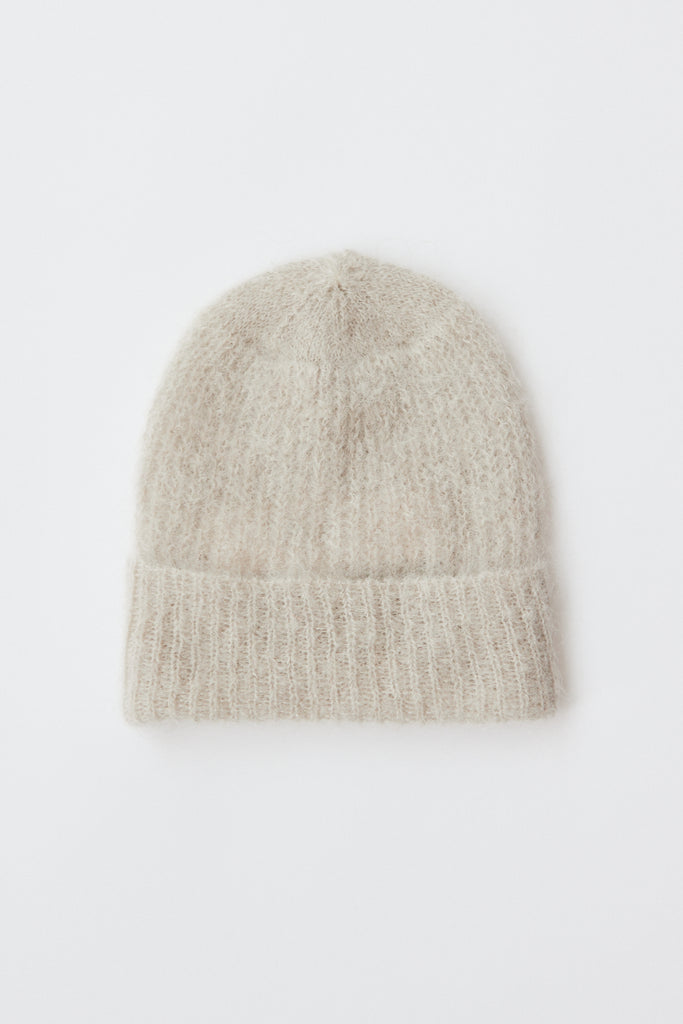 American Dreams Mila Mohair Beanie in Beige at Parc Shop | Minneapolis, MN