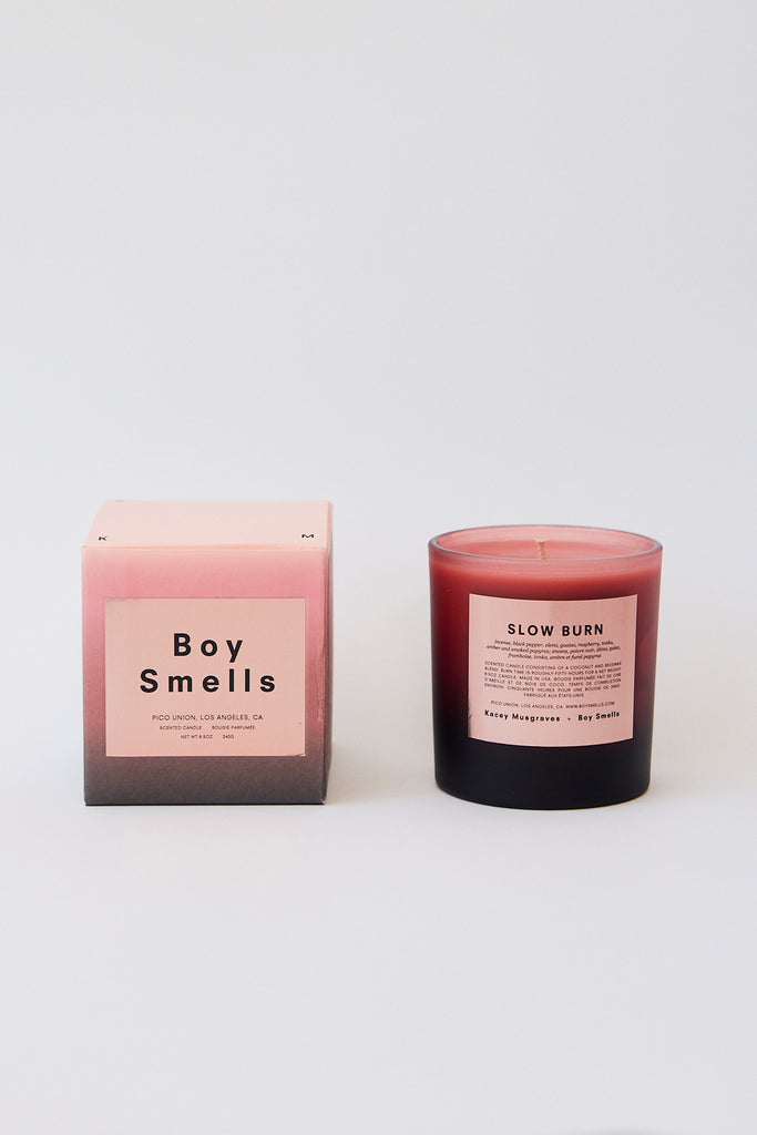 Boy Smells Slow Burn Candle at Parc Shop | Minneapolis, MN