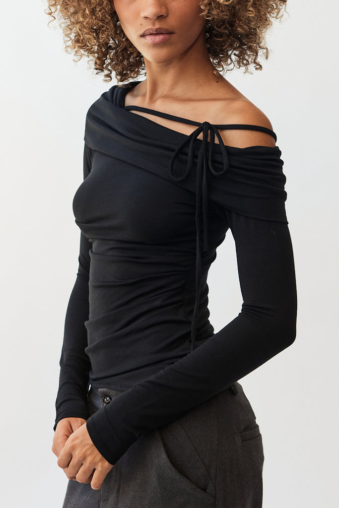 Geel Leo Top in Black at Parc Shop | Minneapolis, MN

