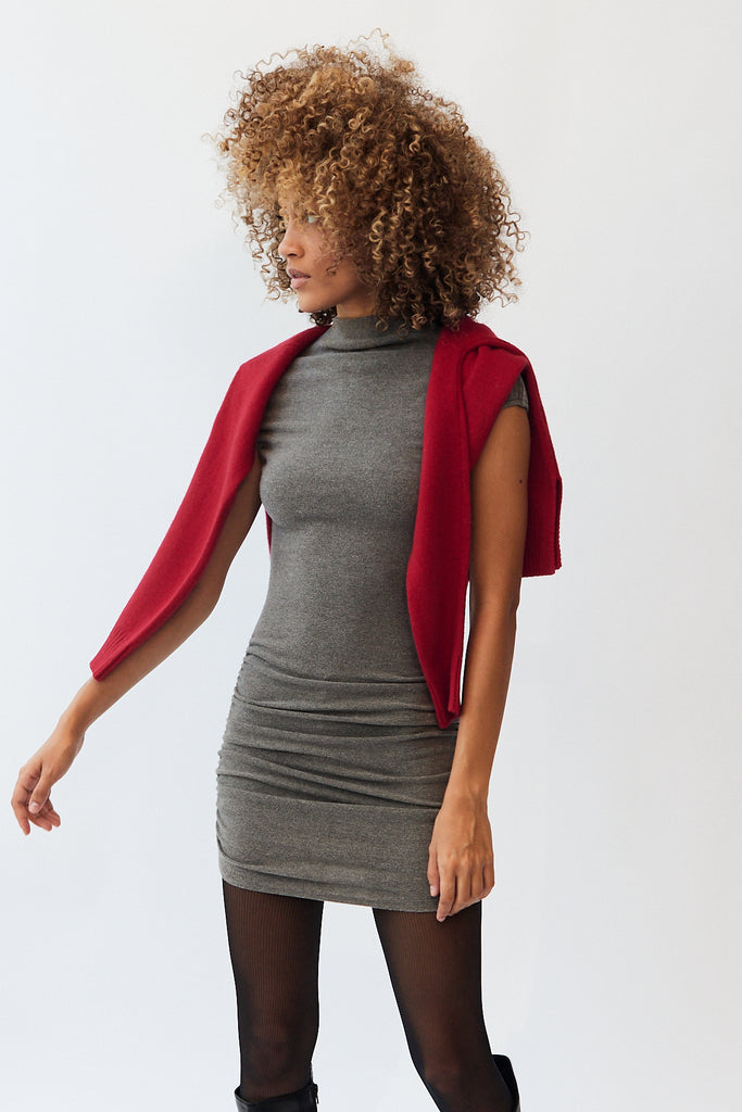 Geel Lorrie Dress in Heather Grey at Parc Shop | Minneapolis, MN

