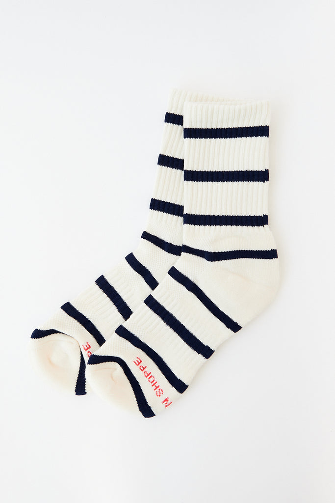 Le Bon Shoppe - Striped Boyfriend Socks - Sailor Stripe - Parc Shop