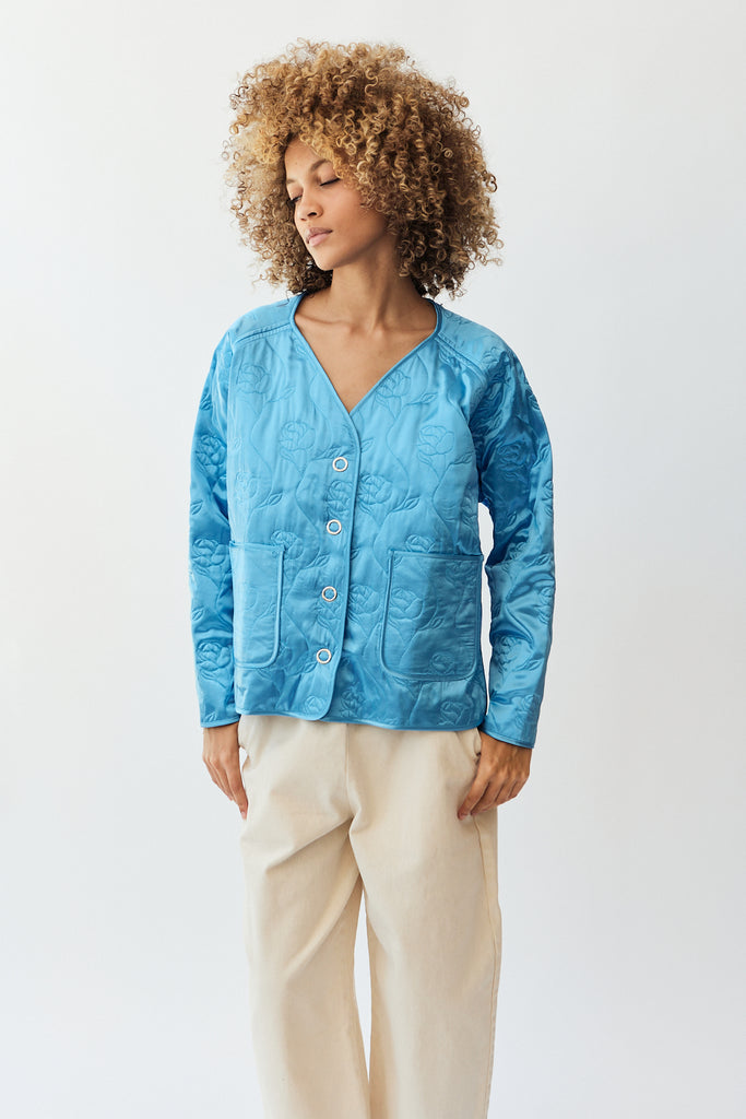 Oh Seven Days Rose Jacket in Blue at Parc Shop | Minneapolis, MN