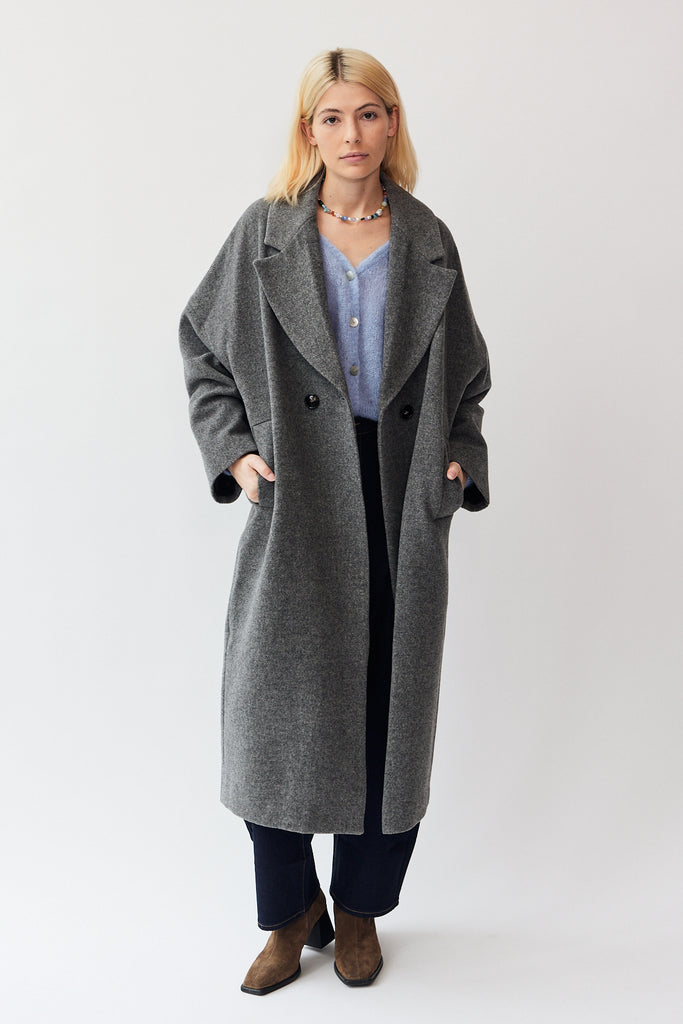 Rita Row Setut Melange Coat in Grey Melange at Parc Shop | Minneapolis, MN