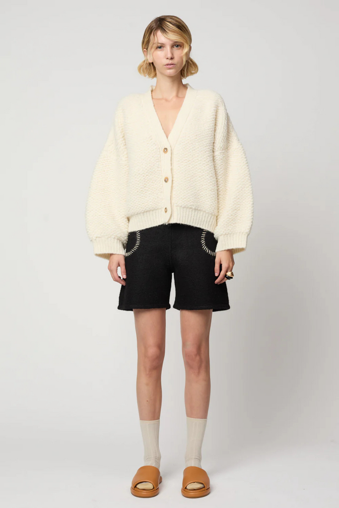 Atelier Delphine Tristan Cardigan in Beige at Parc Shop | Minneapolis, MN