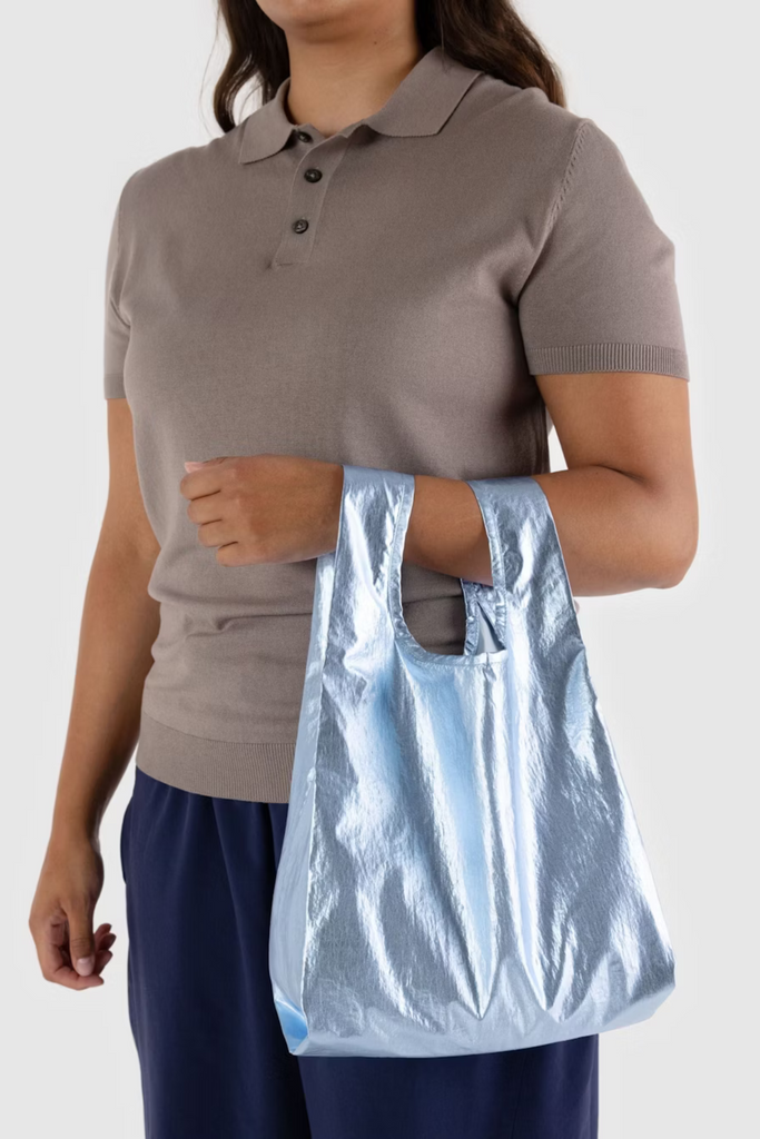 Baby Baggu in Metallic Light Blue at Parc Shop | Minneapolis, MN