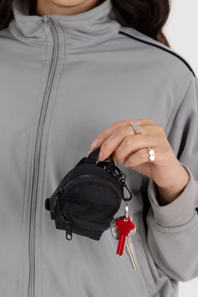 Baggu Crescent Bag Charm in Black at Parc Shop | Minneapolis, MN