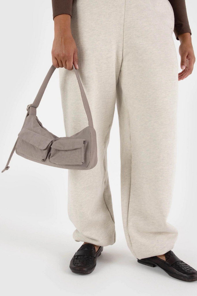 Baggu Cargo Shoulder Bag in Dove at Parc Shop