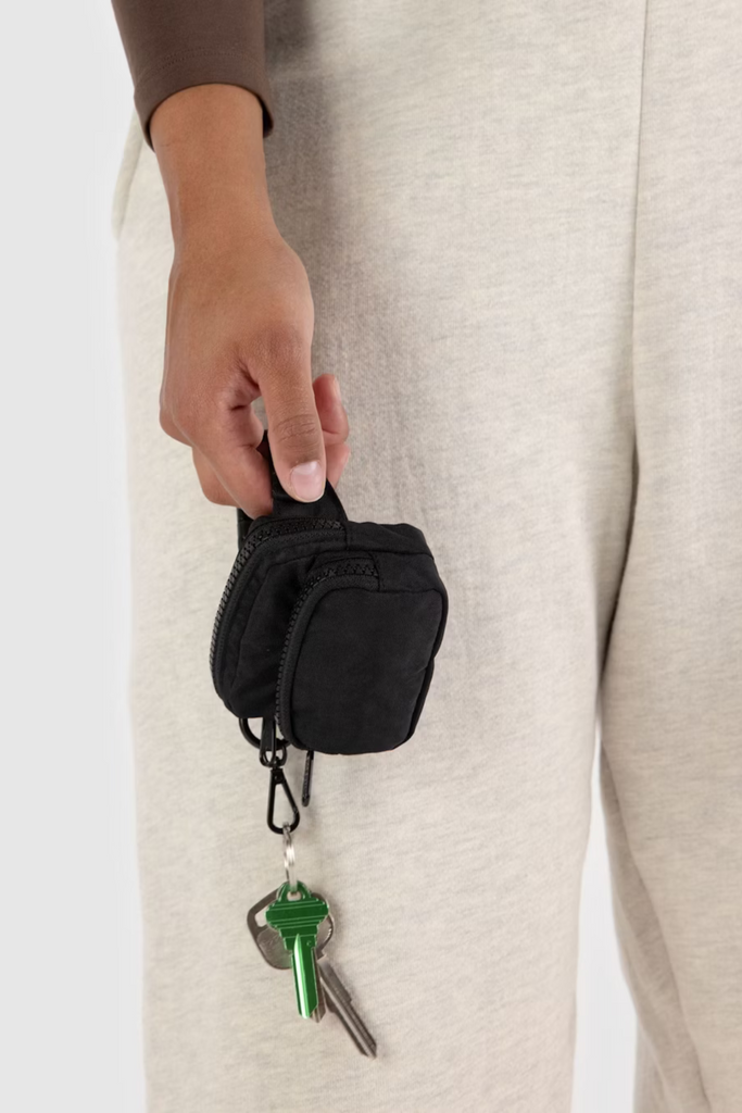 Baggu Crescent Bag Charm in Black at Parc Shop | Minneapolis, MN