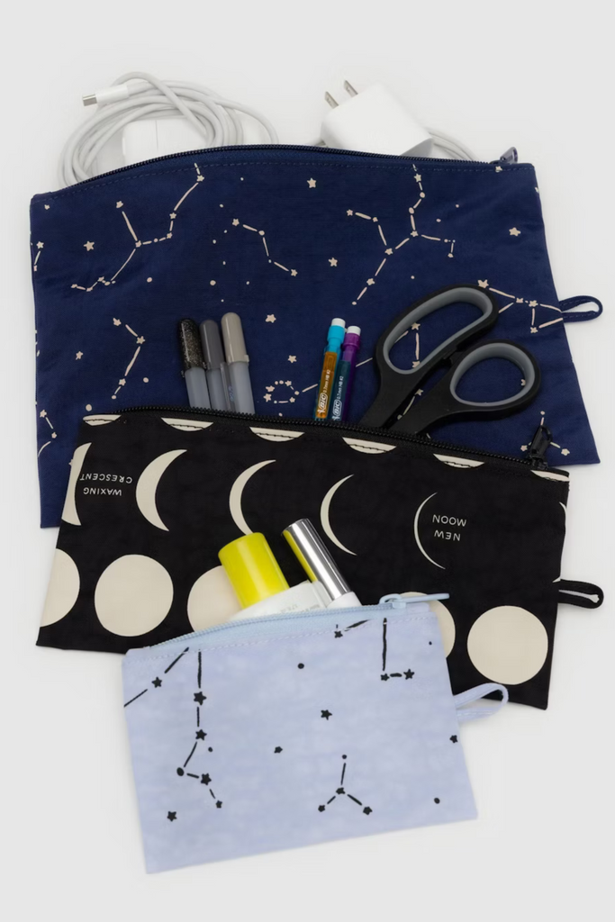 Baggu Flat Pouch Set in Night Sky at Parc Shop | Minneapolis, MN