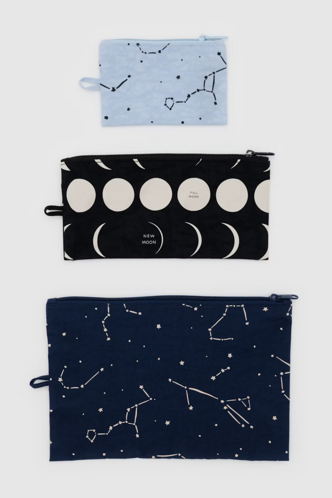 Baggu Flat Pouch Set in Night Sky at Parc Shop | Minneapolis, MN