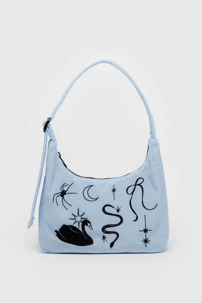 Baggu Mini Nylon Shoulder Bag in Embroidered Ballet Icons at Parc Shop | Minneapolis, MN