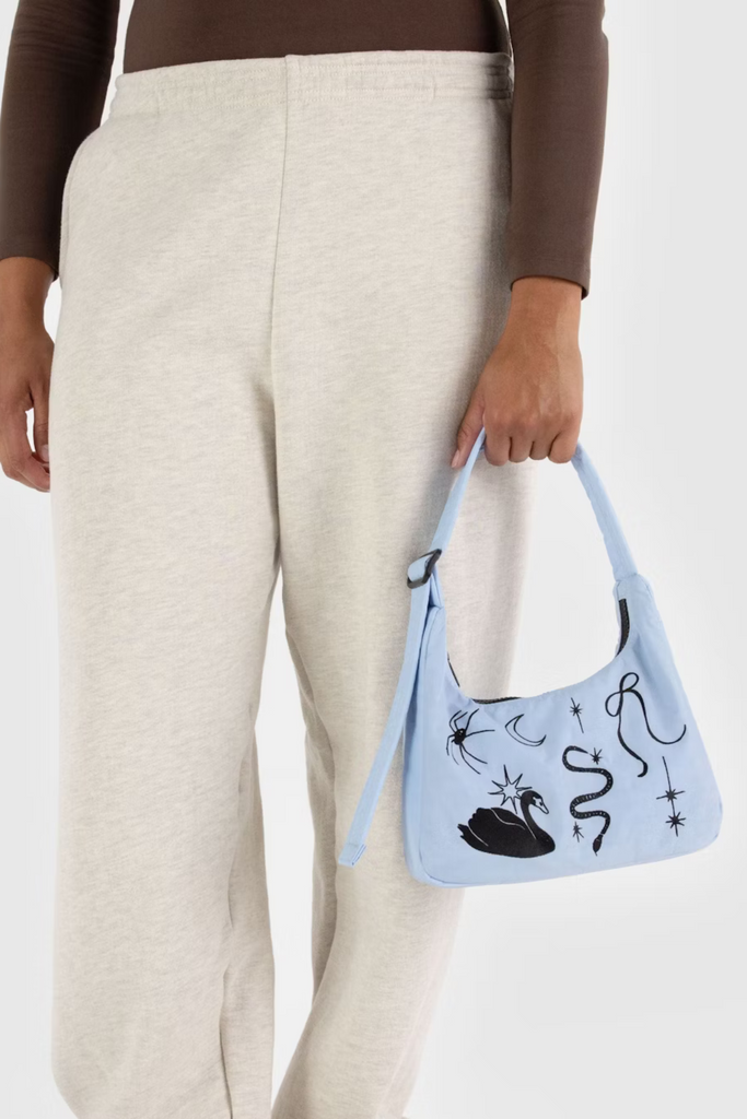 Baggu Mini Nylon Shoulder Bag in Embroidered Ballet Icons at Parc Shop | Minneapolis, MN