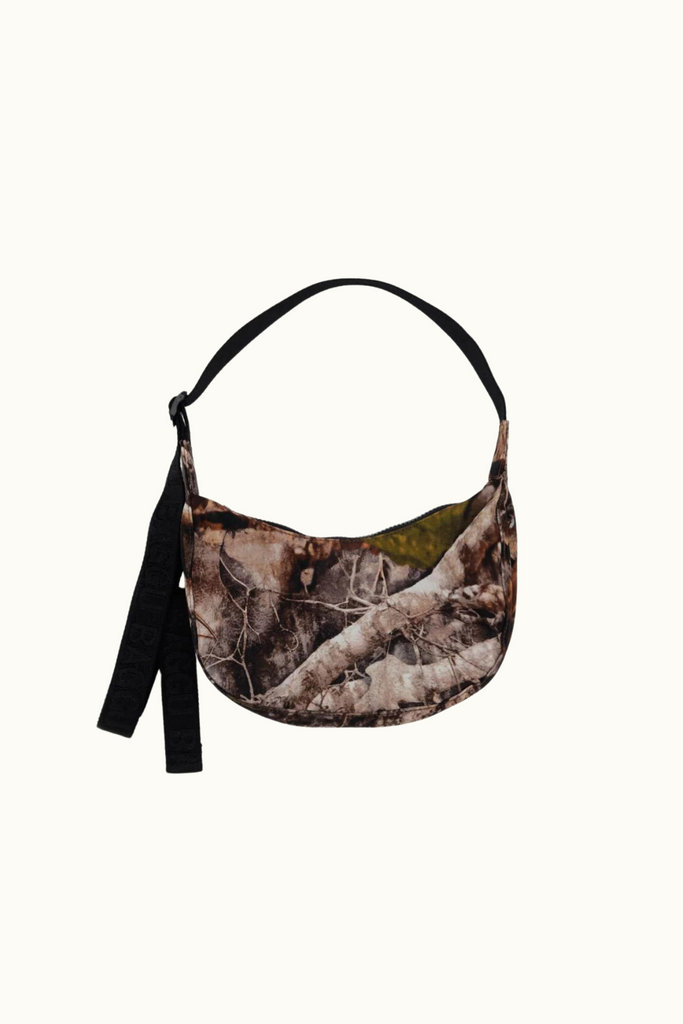 Baggu Small Nylon Crescent Bag in Photo Forest at Parc Shop