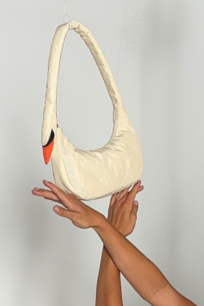 Baggu Swan Bag in White at Parc Shop | Minneapolis, MN