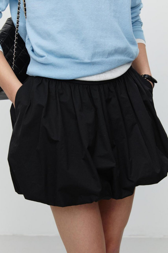 Dunst Balloon Mini Skirt in Black at Parc Shop | Minneapolis, MN