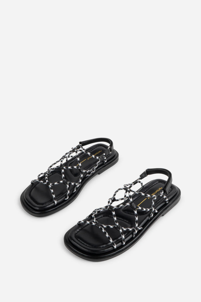 Intentionally Blank Lychee Sandal in Black & White at Parc Shop | Minneapolis, MN