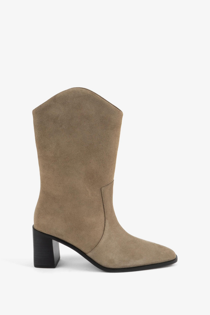 Intentionally Blank Worth Heeled Boot in Mushroom at Parc Shop | Minneapolis, MN