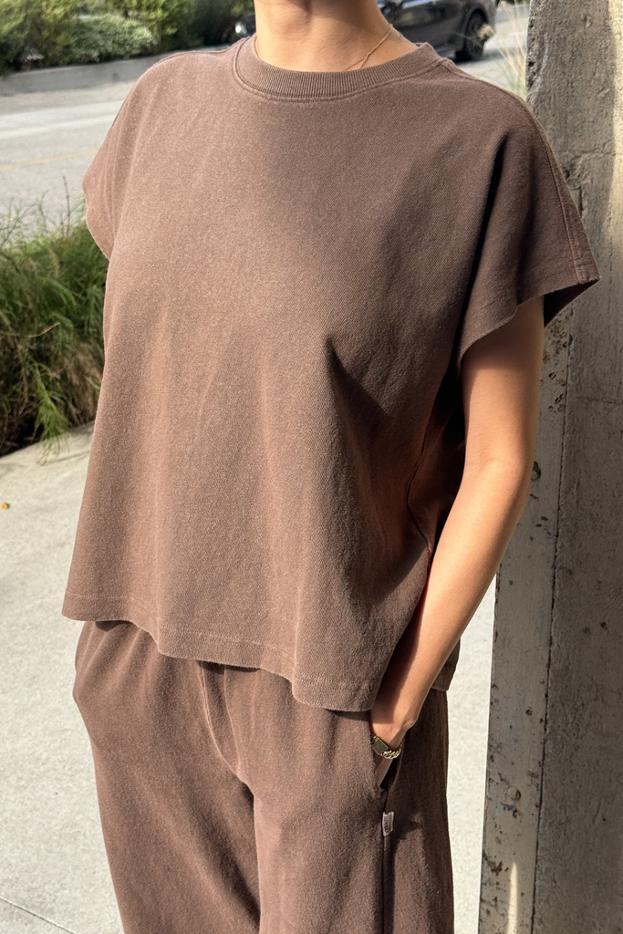 Le Bon Shoppe Jeanne Tee in Chocolate at Parc Shop | Minneapolis, MN