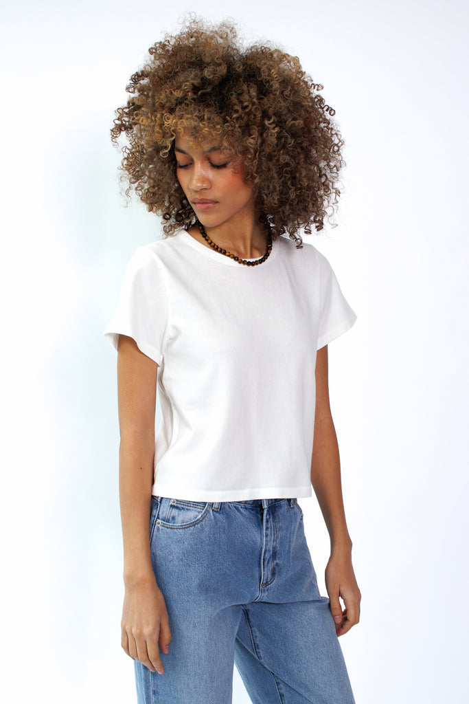 Le Bon Shoppe The Little Boy Tee in Vintage White at Parc Shop | Minneapolis, MN