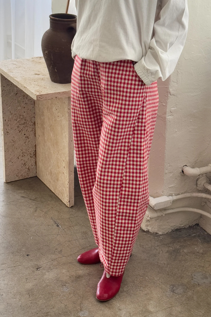 Le Bon Shoppe Arc Pant in Red Gingham at Parc Shop | Minneapolis, MN