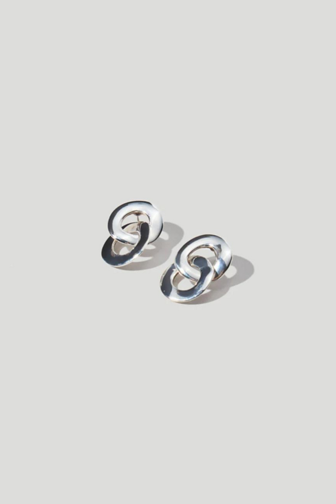 Maslo Linked Earrings in Sterling Silver at Parc Shop | Minneapolis, MN