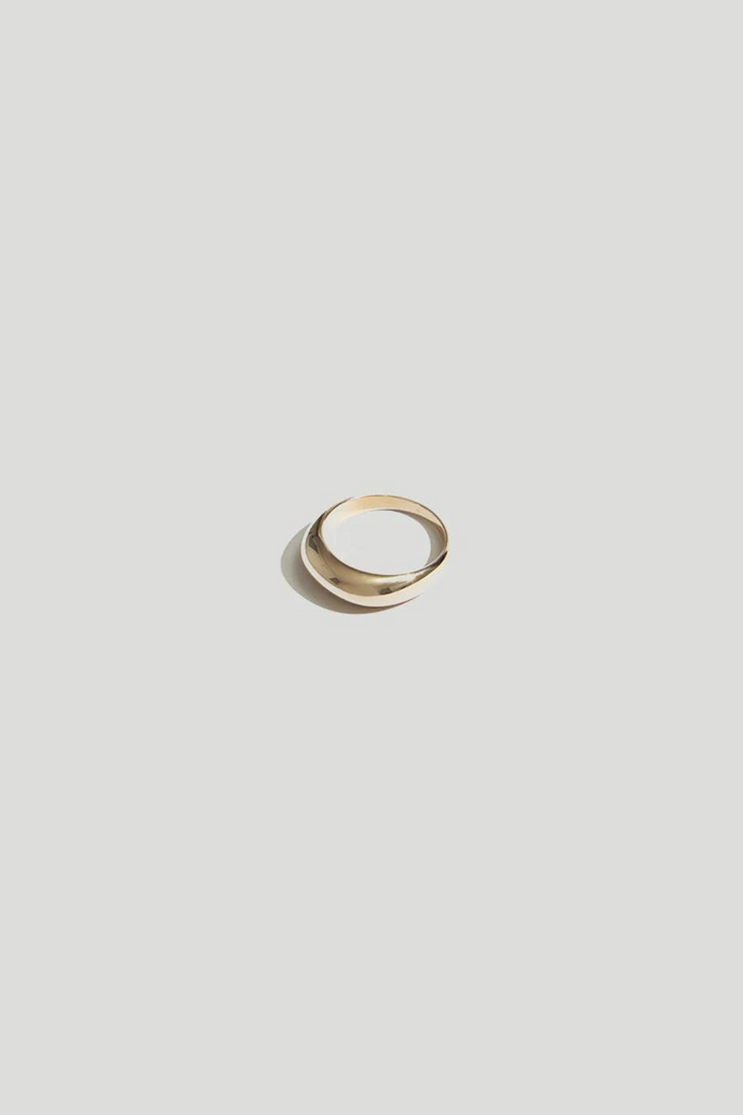 Maslo Mini Domed Ring in Gold Plated Brass at Parc Shop | Minneapolis, MN