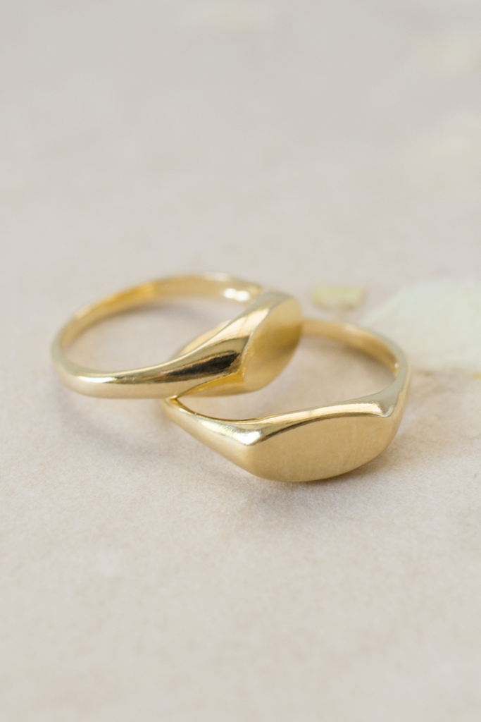 Merewif Wyatt Signet Ring in Gold at Parc Shop | Minneapolis, MN