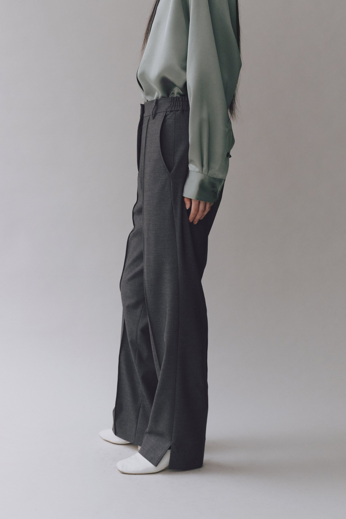 Mijeong Park Straight Leg Pant in Charcoal at Parc Shop | Minneapolis, MN