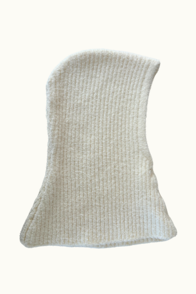 Balaclava Button Hat in Ivory at Parc Shop | Minneapolis, MN