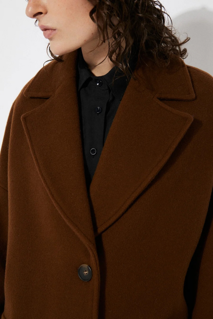 Rita Row Monestero Coat in Brown at Parc Shop | Minneapolis, MN