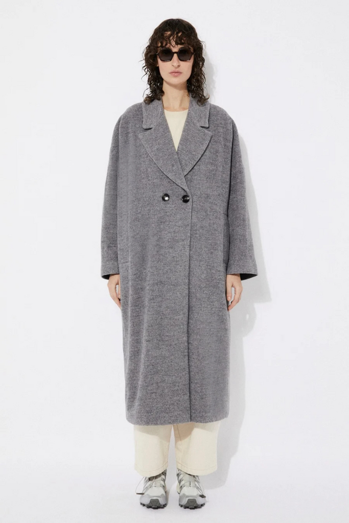 Rita Row Setut Melange Coat in Grey Melange at Parc Shop | Minneapolis, MN
