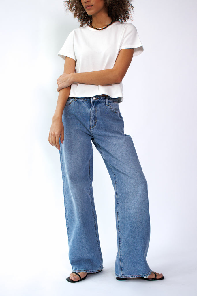 Rolla's Kate Baggy Jean in 90's Blue at Parc Shop | Minneapolis, MN