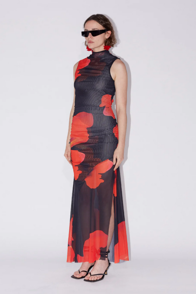 Saemdi Floral Mesh Dress at Parc Shop