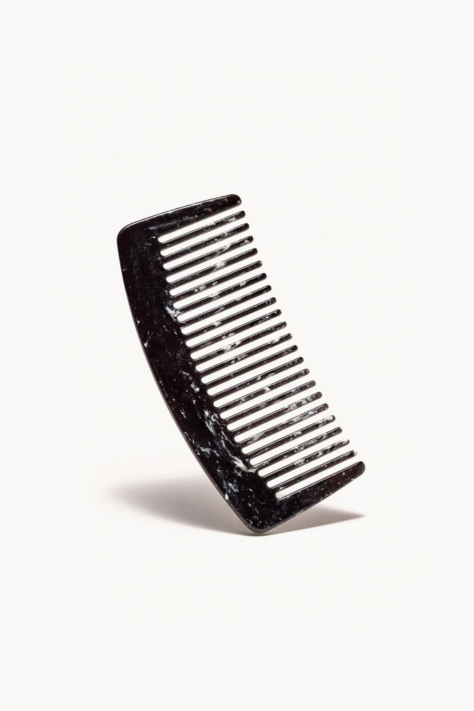 Undo Travel Comb in Black Marble at Parc Shop