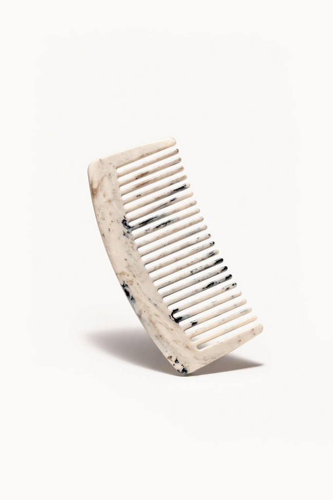 Undo Travel Comb in Grey Marble at Parc Shop