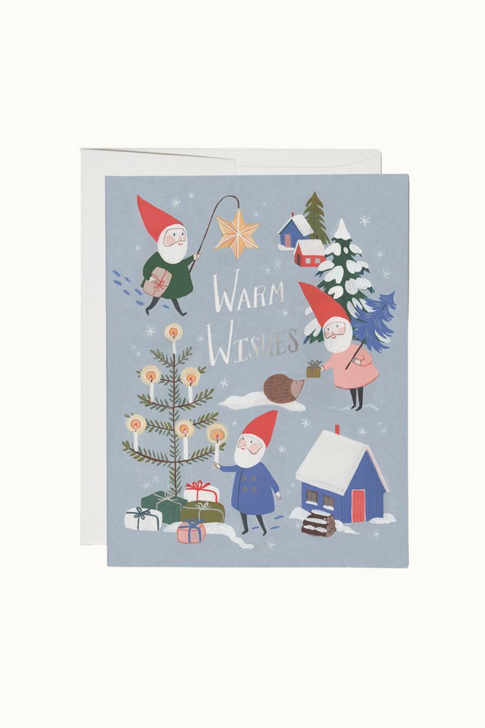 Red Cap - Holiday Gnomes Card - Parc Shop