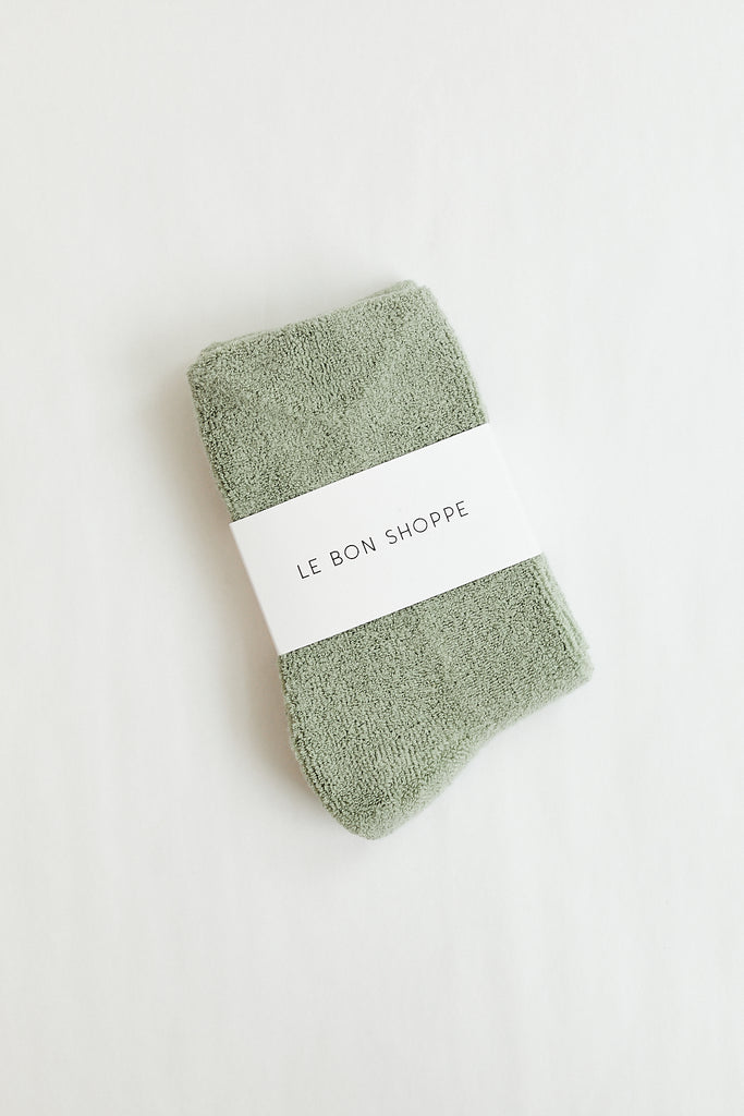 Le Bon Shoppe Cloud Socks / Matcha Parc Shop