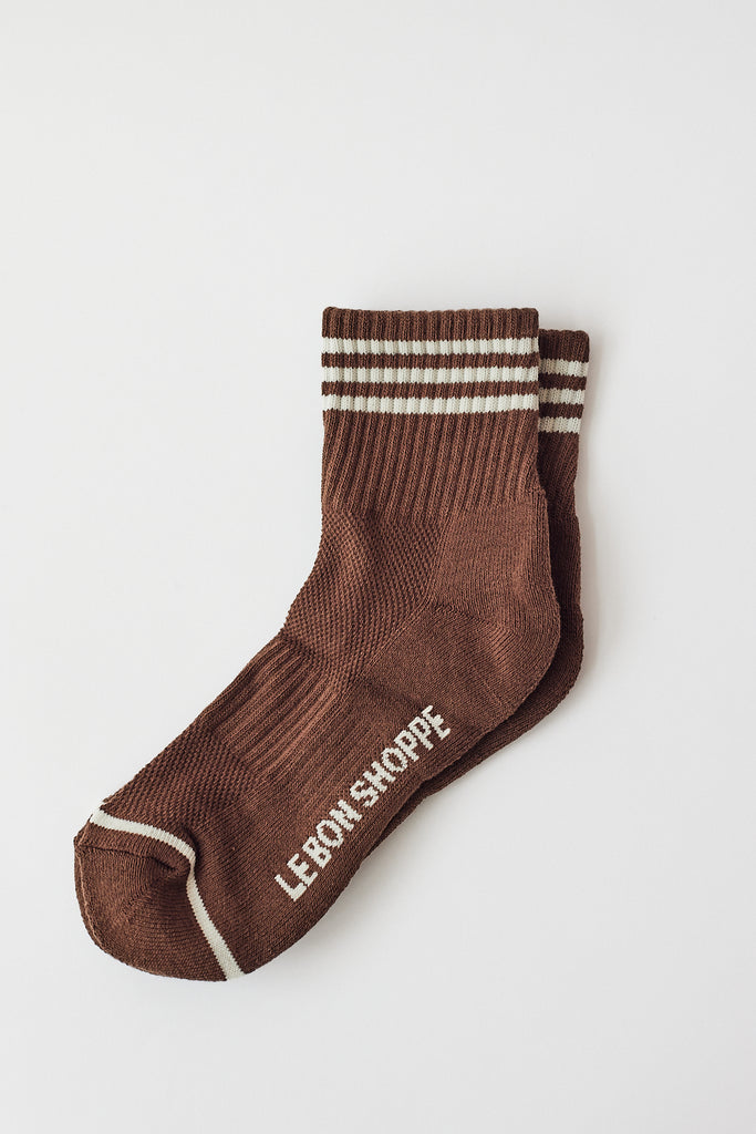 Le Bon Shoppe - Girlfriend Socks - Mahogany - Parc Shop