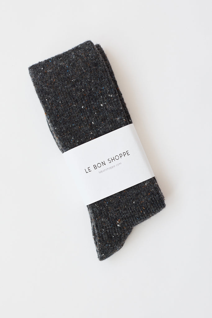 Le Bon Shoppe Snow Socks / Charcoal Parc Shop