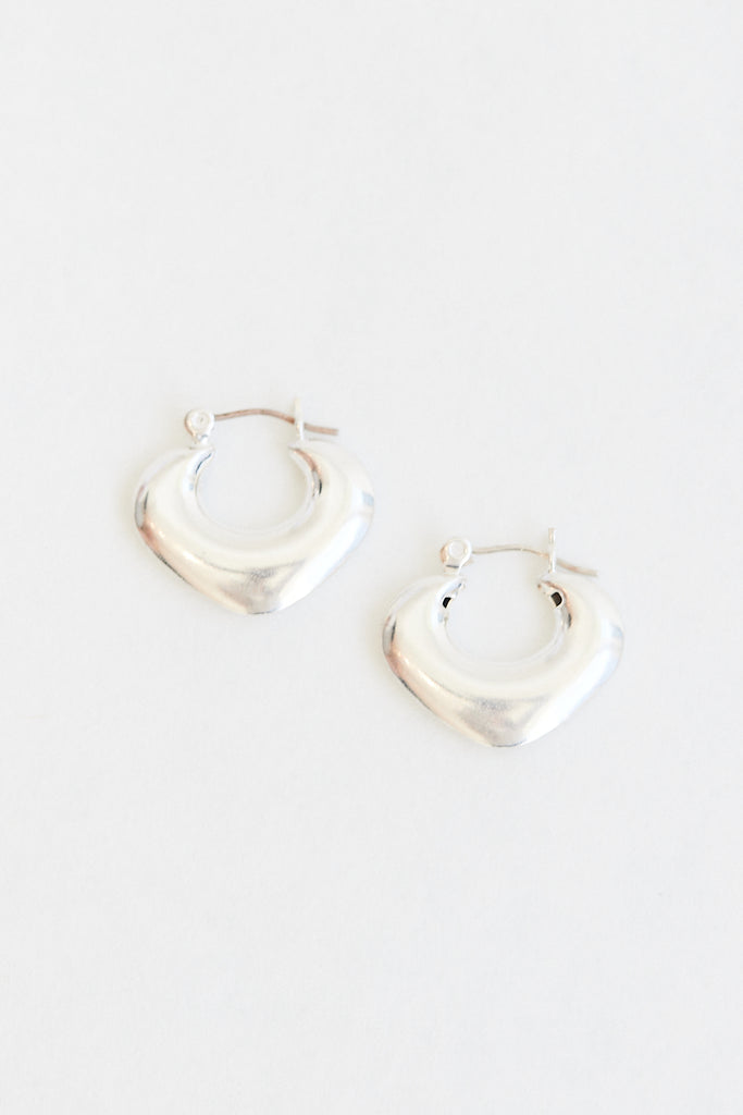 Lisbeth - Oak Hoops - Sterling Silver - Parc Shop